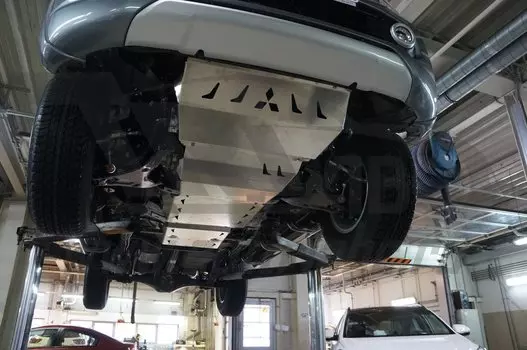 Комплект защиты днища (алюминий, толщина 4 мм) Авс-Дизайн 14.23ABC для Fiat Fullback 2016 -