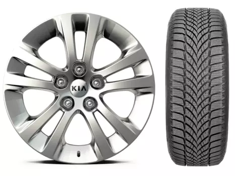 Комплект зимней ламельной резины GOODYEAR на дисках R16 KIA 786895 для KIA Ceed 2018 - 2019