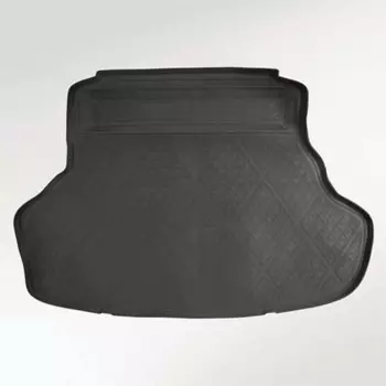 Ковер в багажник полиуретановый черный для Lexus ES 2012 -