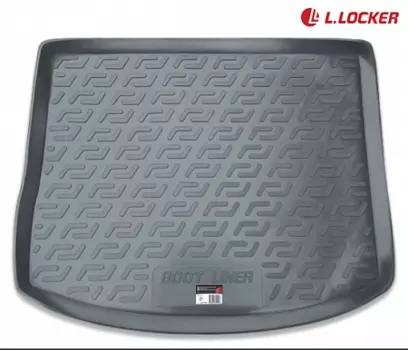 Коврик багажника двухслойный серый Duo