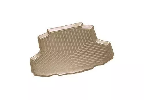 Коврик багажника (полиуретан), бежевый (SD, для автомоб. со склад. сиденьями) Norplast NPL-P-31-36Beige для Hyundai Solaris 2011-