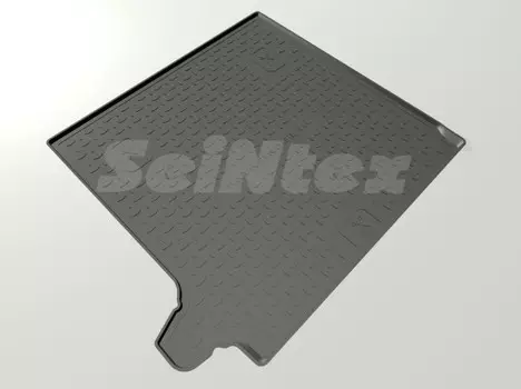 Коврик багажника (полиуретан), черный (7 мест) Seintex 88250 Nissan Pathfinder 2005 - 2014