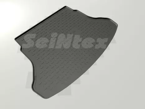 Коврик багажника (полиуретан), черный (SD) Seintex 88247 Hyundai Solaris 2017-