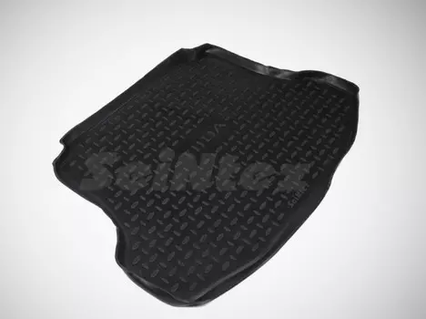 Коврик багажника (полиуретан), черный Seintex 1262 Nissan Tiida 2008 - 2014