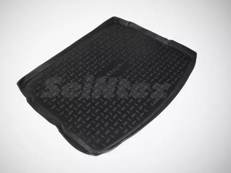Коврик багажника (полиуретан), черный Seintex 1264 Nissan Qashqai 2007 - 2013