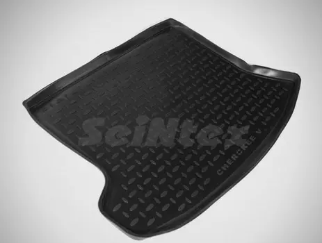 Коврик багажника (полиуретан), черный Seintex 85787 Jeep Cherokee 2014-