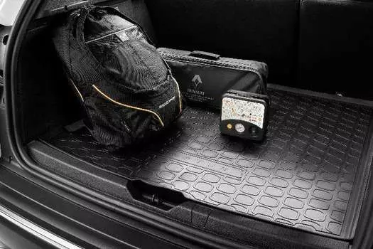 Коврик багажника Renault полиуретан черный 7711547975 Renault Kaptur (1G) рест. 2020-
