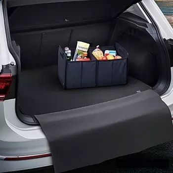 Коврик багажника с защитой заднего бампера и задних сидений (текстильный) VAG 5NA061210 для Volkswagen Tiguan 2017-