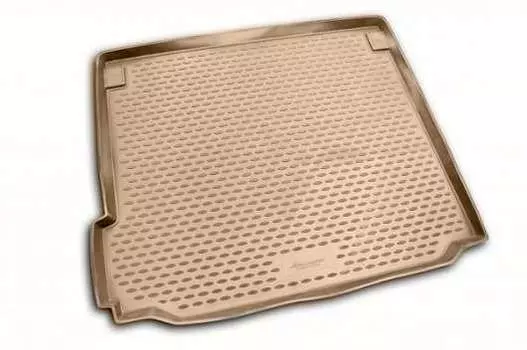 Коврик в багажник 1 штука (полиуретан, бежевый) Element NLC.05.17.B12b BMW X5 (2G) E70 2010-