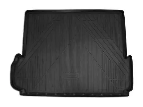 Коврик в багажник, 1 штука (полиуретан, черный, 7 мест, длинный) Element CARTYT00020 Toyota Land Cruiser Prado 150 Series рест. 2013-