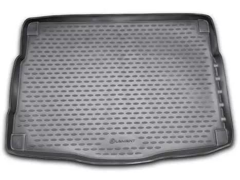 Коврик в багажник, 1 штука (полиуретан, черный, HB) премиум Element NLC.25.43.B11 KIA Ceed (2G) 2012-