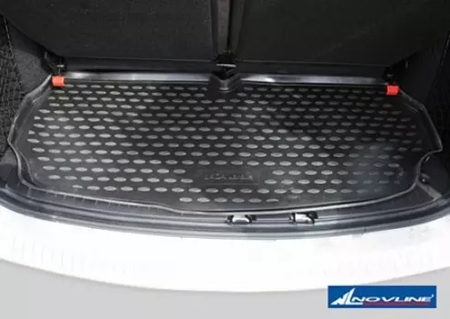 Коврик в багажник, короткий Novline Lada Largus 2012-