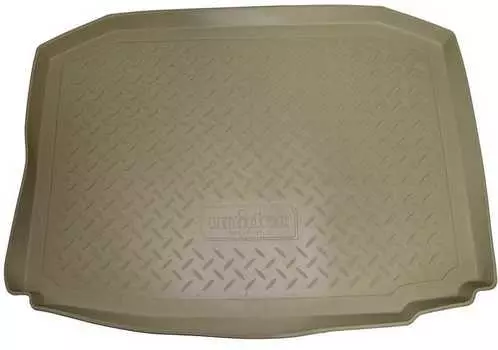 Коврик в багажник (полиуретан, бежевый) Норпласт NPA00-T95-170-B Volkswagen Golf VI 2013-