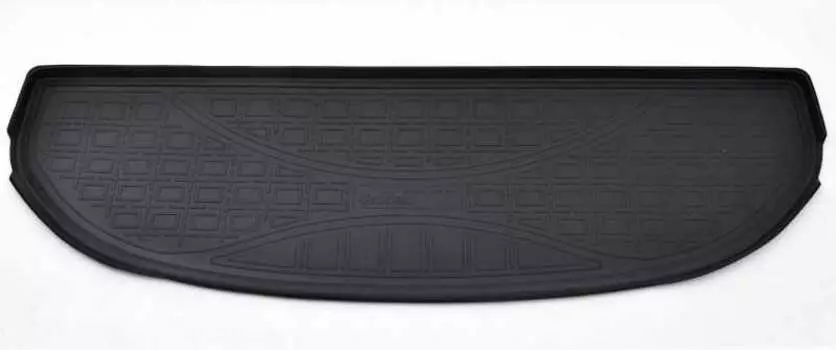 Коврик в багажник (полиуретан, черный, 7 мест, короткий) Норпласт NPA00-T31-532 Hyundai Santa Fe 2018-