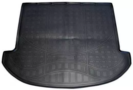 Коврик в багажник (полиуретан, черный, 7 мест) Норпласт NPA00-T31-521 Hyundai Santa Fe 2012-2017
