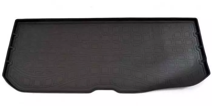 Коврик в багажник (полиуретан, черный, 7 мест, разложенный 3 ряд) Норпласт NPA00-T30-700 Honda Pilot 2016-