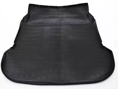 Коврик в багажник (полиуретан, черный, 7 мест, сложенный 3 ряд) Норпласт NPA00-T88-231 Toyota Fortuner 2017-