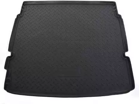 Коврик в багажник (полиуретан, черный, без 3 ряда) Норпласт NPL-P-12-40 Chevrolet Orlando 2011-2015