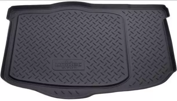 Коврик в багажник (полиуретан, черный, без органайзера) Норпласт NPL-P-43-71 Kia Soul 2008-2011