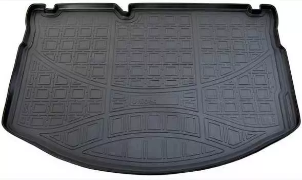 Коврик в багажник (полиуретан, черный, HB) Норпласт NPA00-T14-090 Citroen C3 2010-