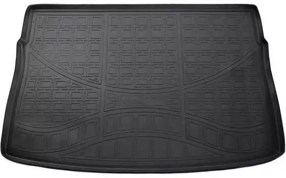 Коврик в багажник (полиуретан, черный, HB) Норпласт NPA00-T95-170 Volkswagen Golf VI 2013-