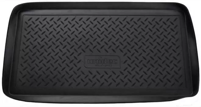 Коврик в багажник (полиуретан, черный, HB) Норпласт NPL-P-21-02 Fiat 500 2008-2015