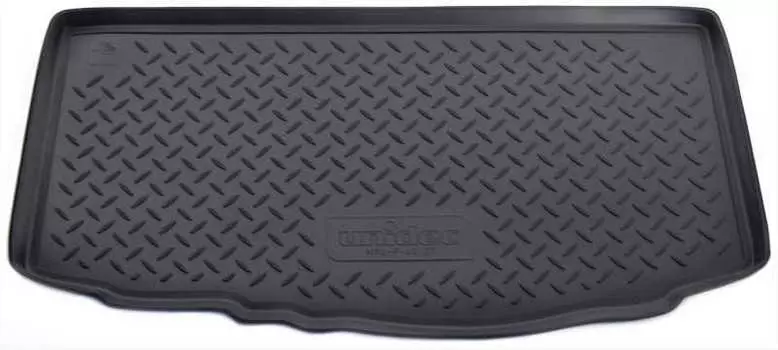 Коврик в багажник (полиуретан, черный, HB) Норпласт NPL-P-43-27 Kia Picanto 2011-2015