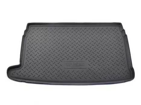 Коврик в багажник (полиуретан, черный, HB) Норпласт NPL-P-95-41 Volkswagen Polo 2009-2014