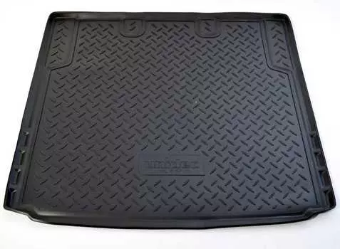 Коврик в багажник (полиуретан, черный) Норпласт NPL-P-07-60 BMW X1 2009-2015