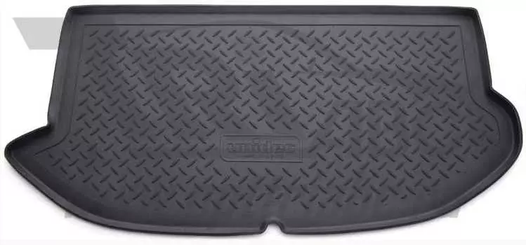 Коврик в багажник (полиуретан, черный) Норпласт NPL-P-43-70 Kia Soul 2008-2013