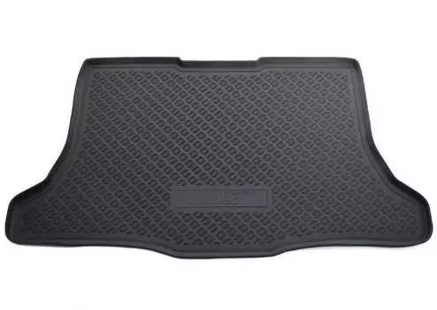 Коврик в багажник (полиуретан, черный) Норпласт NPL-P-61-75 Nissan Tiida 2008-2014