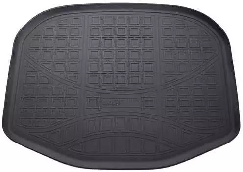 Коврик в багажник (полиуретан, черный, разложенный 3 ряд) Норпласт NPA00-T22-180 Ford Explorer 2010-2011