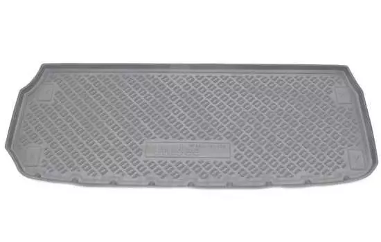 Коврик в багажник (полиуретан, черный, разложенный 3 ряд) Норпласт NPA00-T61-454 Nissan Pathfinder R52 2014-