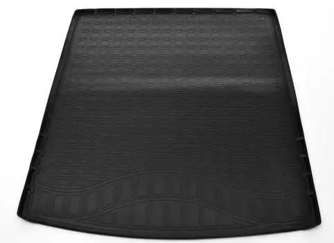 Коврик в багажник (полиуретан, черный, сложенный 3 ряд) Норпласт NPA00-T95-611 Volkswagen Teramont 2018-
