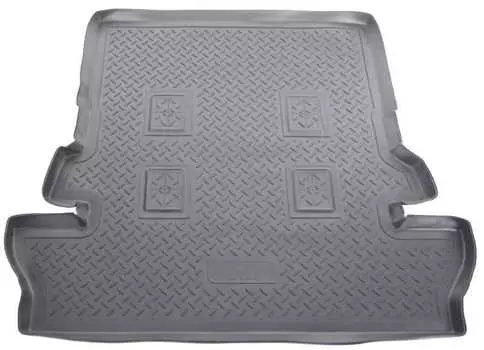 Коврик в багажник (полиуретан, серый) Норпласт NPL-P-88-50-G Toyota Land Cruiser J200 2007-