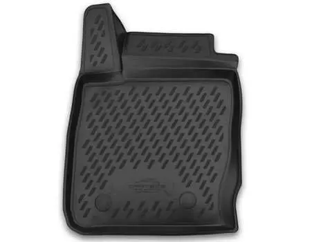 Коврики 3D в салон, 1 штука (полиуретан, черные) Element CARFRD00027k Ford EcoSport (1G) 2014-