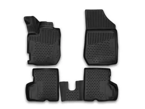 Коврики 3D в салон, 4 штуки (полиуретан) Element ELEMENT3D4141210k Renault Kaptur (1G) 2016-