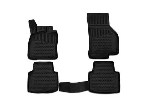 Коврики 3D в салон, 4 штуки (полиуретан) Element ELEMENT3D4517210k Skoda Superb (3G) mk3 2015-