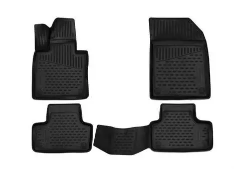 Коврики 3D в салон, 4 штуки (полиуретан) Element ELEMENT3D5017210k Volvo XC60 (2G) 2017-