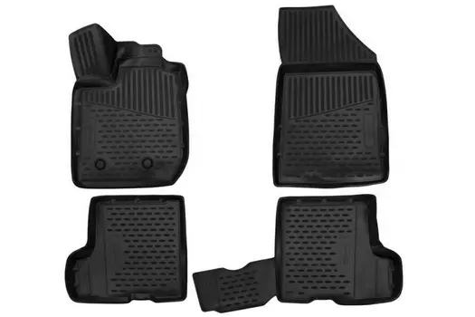 Коврики 3D в салон (черный полиуретан) Format FORMAT.3D5237210k Lada Xray 2015-