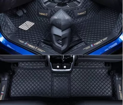 Коврики из эко-кожи (черный) в салон Chery Tiggo 7 Pro 2020