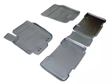 Коврики салона (полиуретан), чёрные Norplast NPA11-C88-700 для Toyota RAV4 2015-