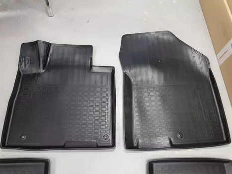 Коврики салона, резиновые, для 5 мест для Санта Фе 4 (Hyundai Santa Fe) 2018 - 2019