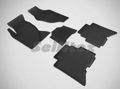 Коврики салона резиновые с рисунком "Сетка", черные Seintex 85651 Great Wall Hover H5 TDA 2010 - 2017