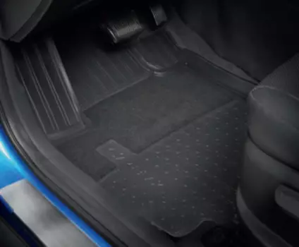 Коврики салона, резиновые с текстильной вставкой Hyundai-Kia Hyundai Creta (1G) 2016-