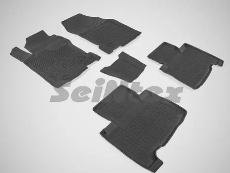 Коврики салона резиновые с высоким бортиком (кроме версий с гибридным двигателем) Seintex 86447 Lexus NX 2014 - 2017