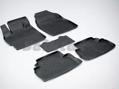 Коврики салона резиновые с высоким бортиком Seintex 1292 Mazda CX-7 2007 - 2012