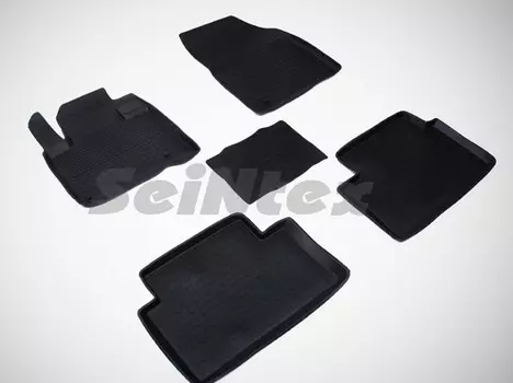 Коврики салона резиновые с высоким бортиком Seintex 1483 Citroen C5 2008-