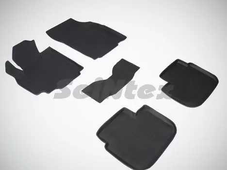 Коврики салона резиновые с высоким бортиком Seintex 1530 Suzuki SX 4 2006 - 2015