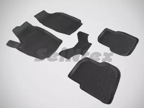 Коврики салона резиновые с высоким бортиком Seintex 82453 Nissan Juke 2010 - 2014